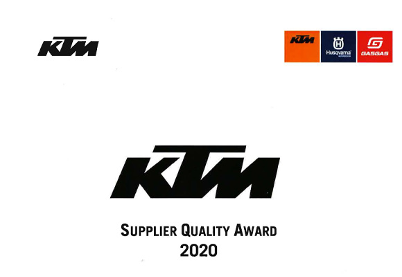 KTM Supplier Award